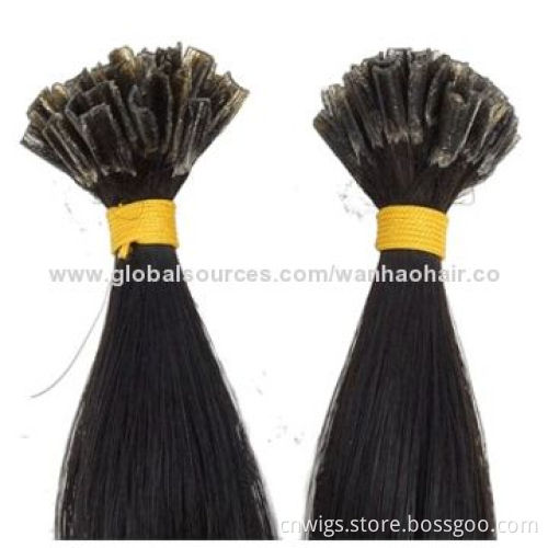 Italian Keratin Prebonded Remy/U-tip Human Hair Extension